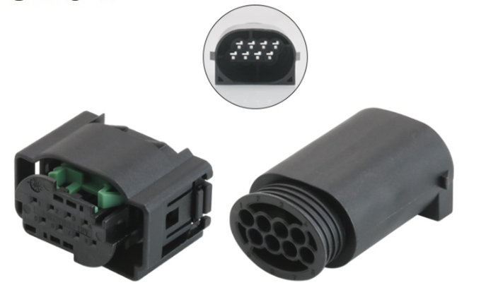 Giắc điện 8 pin cảm biến báo khoảng cách lùi xe phù hợp với xe BMW Mercedes