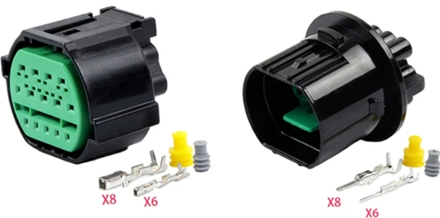 Giắc điện 8 pin hệ thống đèn pha/cos phù hợp với xe Hyundai Kia