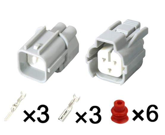 Giắc điện cảm biến trục cam 3 chân - ĐỰC/CÁI