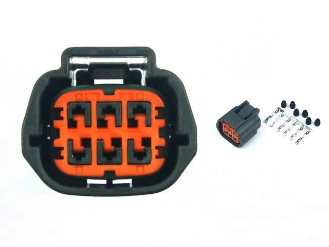 Giắc điện hẹ thống bướm ga 6 dây Nissan VQ35DE DBW