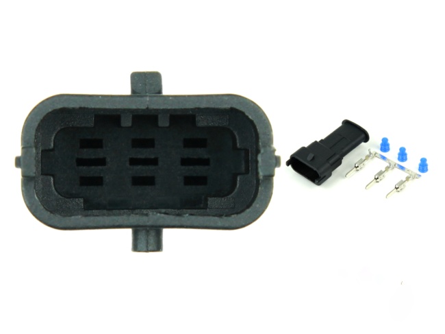 Giắc điện mô-đun 3 dây Bosch ( giắc đực )