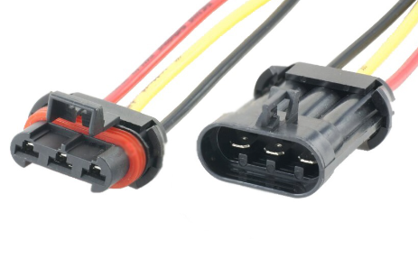 Giắc điện quạt làm mát động cơ 3 pin delphi