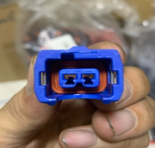 Giắc kim phun 2 pin Nissan - XANH DƯƠNG
