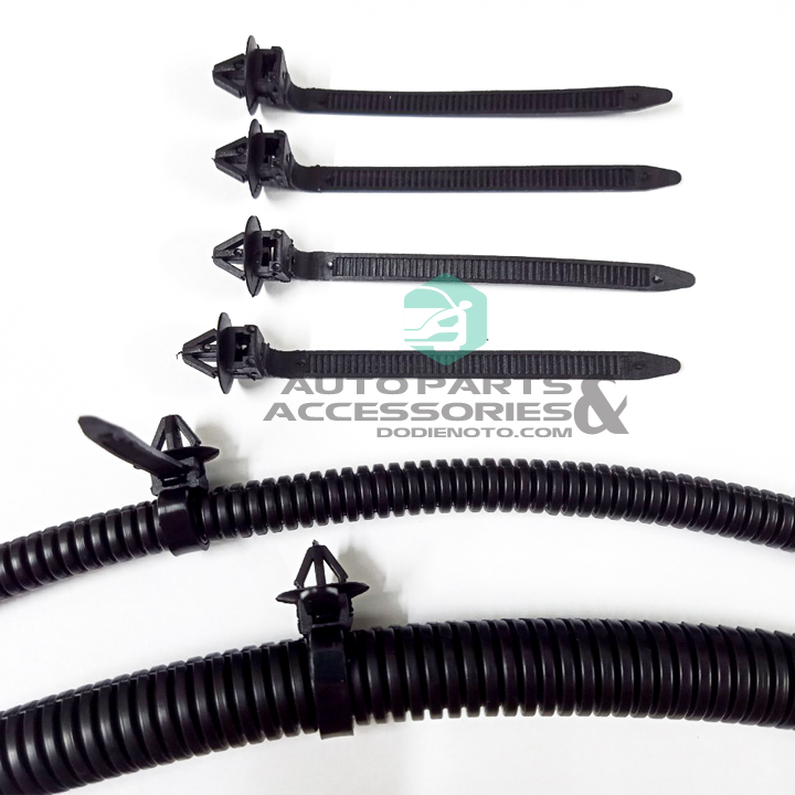 Dây rút nhựa màu đen có tán chuyên dùng cho ô tô 5x95mm