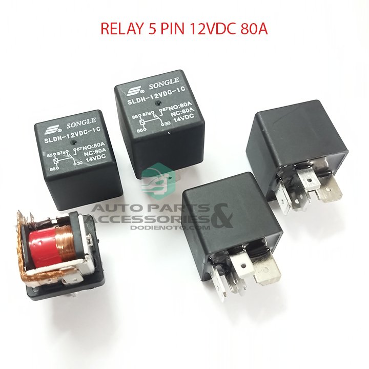 Relay SONGLE 5 PIN 12VDC 80A