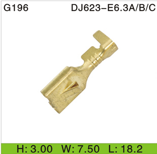 Terminal Female DJ623-E6.3B